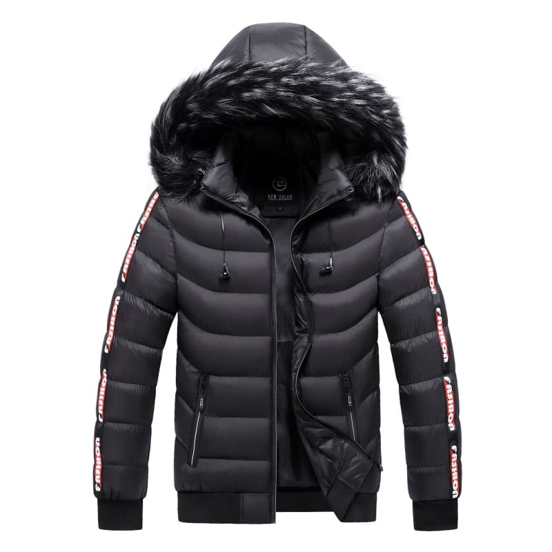 Jaqueta Puffer Masculina Capuz Forrado Forth