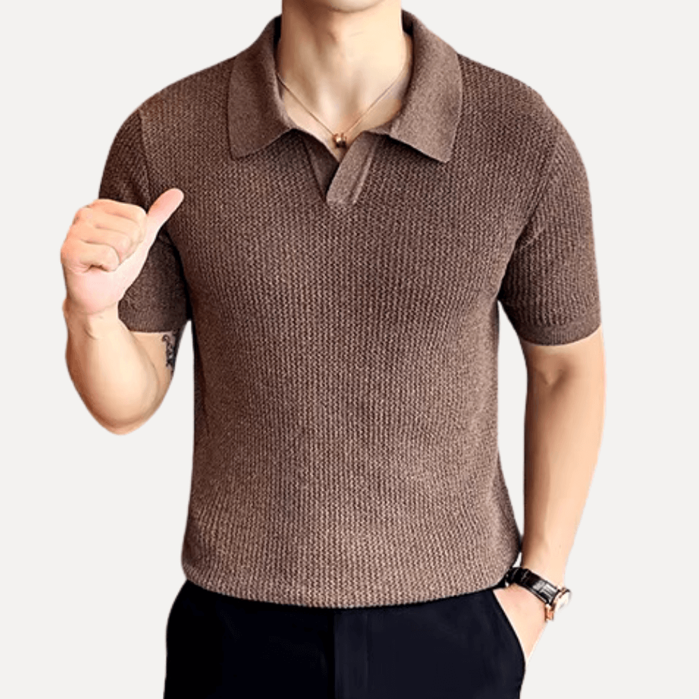 Camisa Polo Masculina Tricot Forth