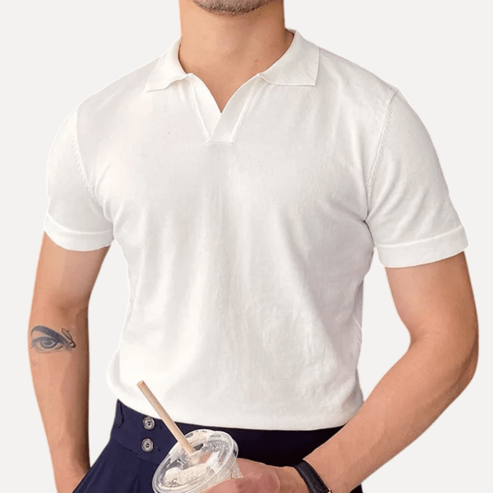 Camisa Polo Masculina Tricot Charlie Forth