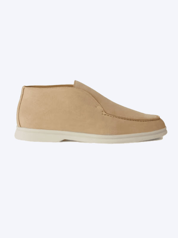 Mocassim de Camurça Masculino Elegance Forth Bege