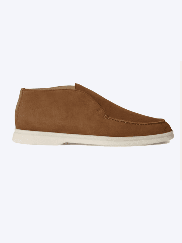 Mocassim de Camurça Masculino Elegance Forth Caramelo